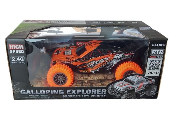 Acar 1:18 Işıklı Kumandalı Fast Car 9040-7F