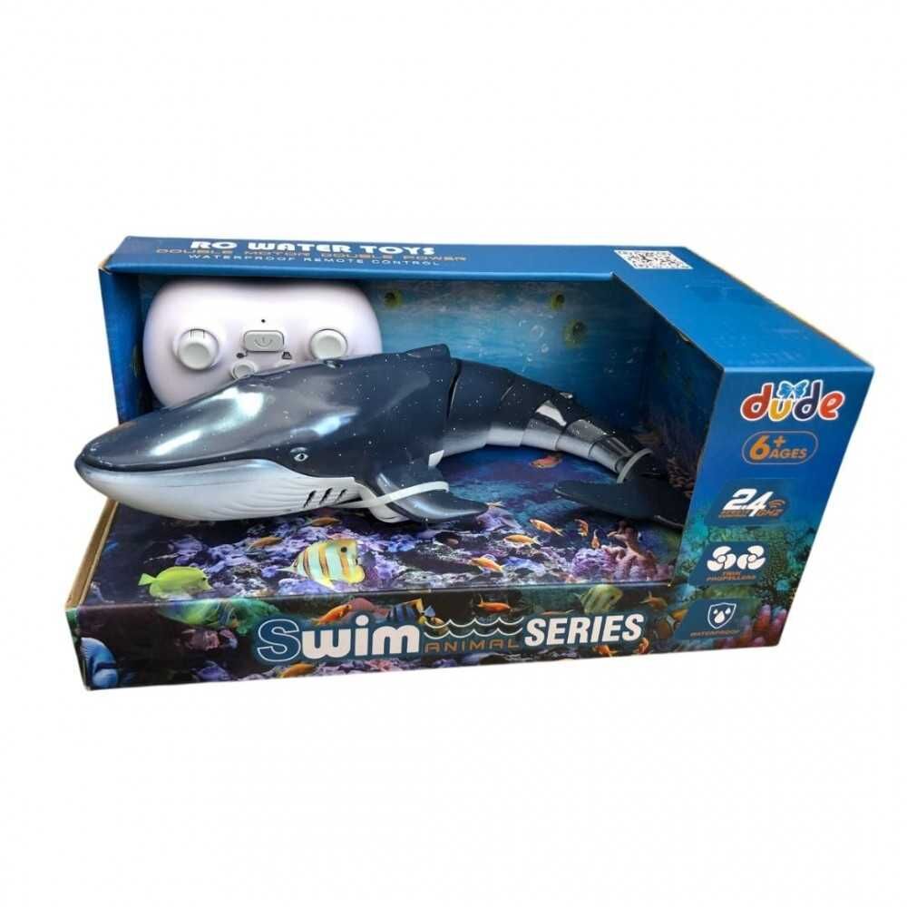 Seher Kumandalı Su Püskürten Mavi Balina 18002-51