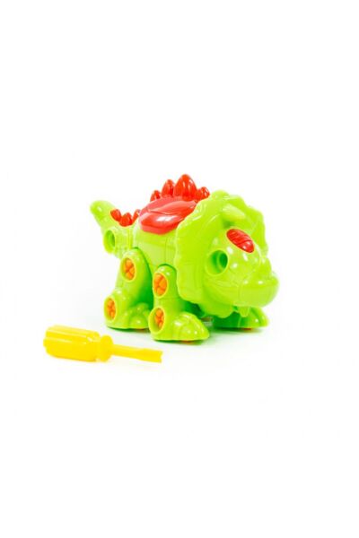 Polesie Yapı Seti Dinozor Triseratops 32 Element Figür Oyuncak 76816