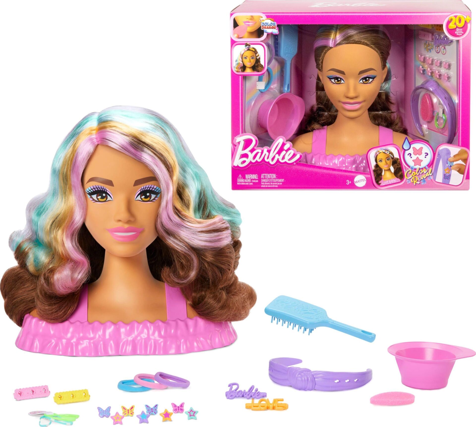 Mattel Barbie Saç Tasarımı Büstü Kahverengi Saçlı