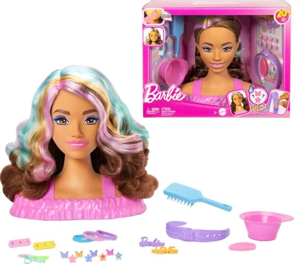 Mattel Barbie Saç Tasarımı Büstü Kahverengi Saçlı