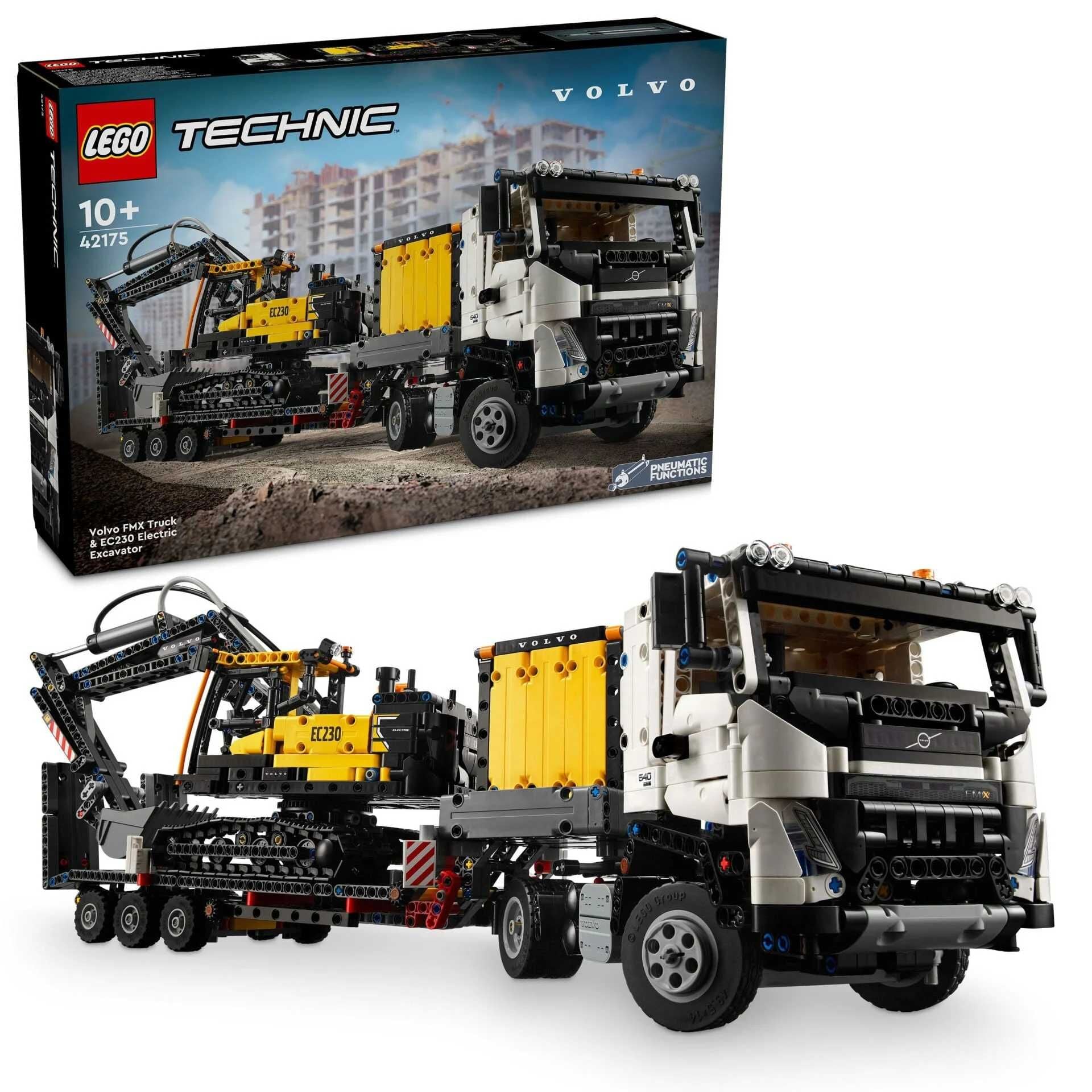 Lego Volvo FMX Kamyon EC230 E Ekskavatör 42175