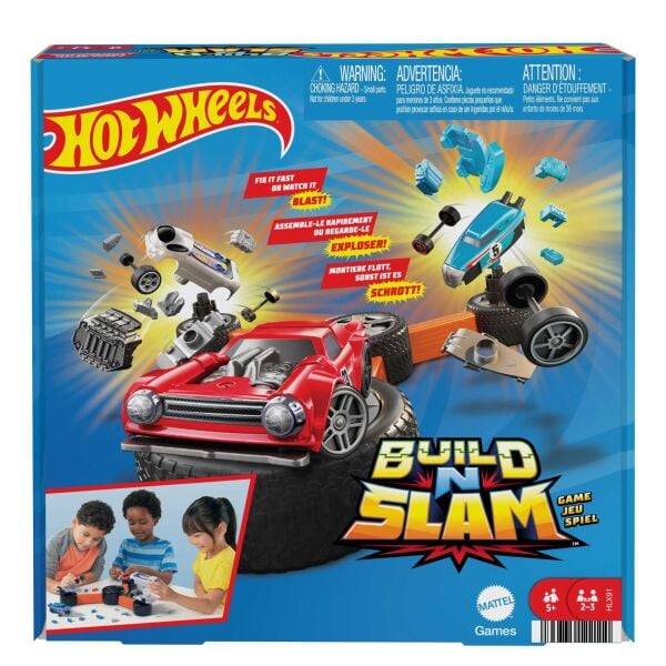 Mattel Hot Wheels Build N Slam Kutu Oyunu HLX91