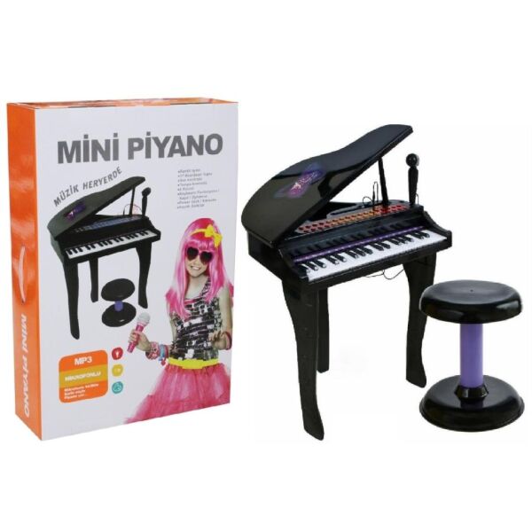 Vardem Kutulu 37 Tuş Mini Piano Siyah SM-88022