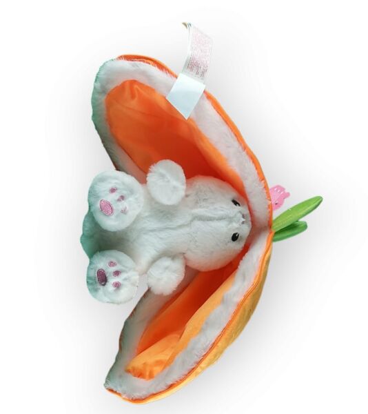 Oturakçı Toys Şapkalı Havuç Peluş Tavşan 03042