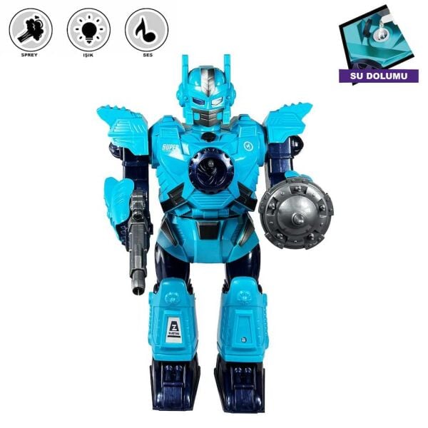 Vardem Işıklı Müzikli Buhar Atan Robot DF-6052