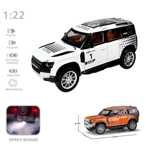 Vardem 1:22 Ses-Işıklı Buharlı Df Safari Jeep HCL-