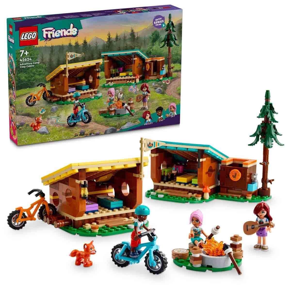 Lego Friends Macera Kampı Şirin Kulübeler 42624