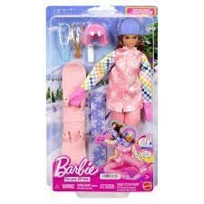 Mattel Barbie Snowboard Sporcusu Oyun Seti