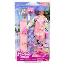 Mattel Barbie Snowboard Sporcusu Oyun Seti