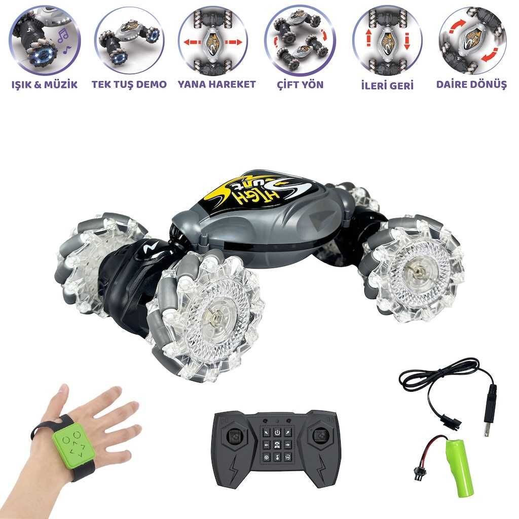 Vardem Bilekten Kontrol Şarjlı Stunt Araba HG4-28