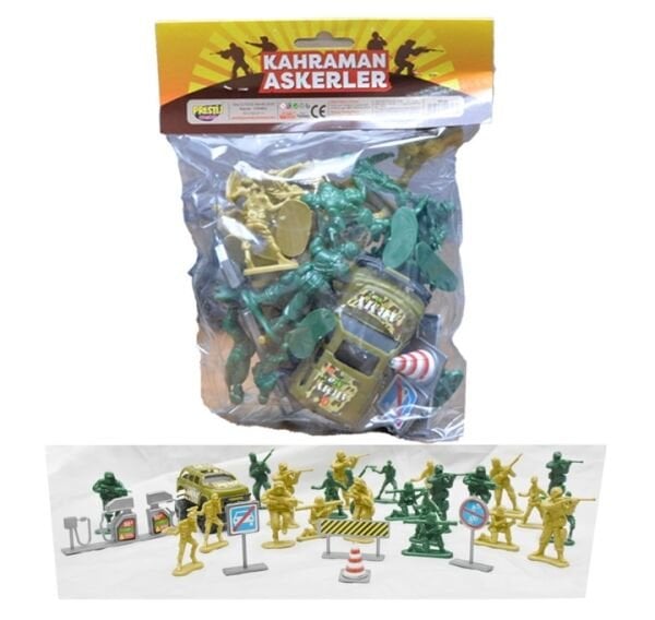 Prestij Poşetli Büyük Arabalı Asker Seti FABPR-08