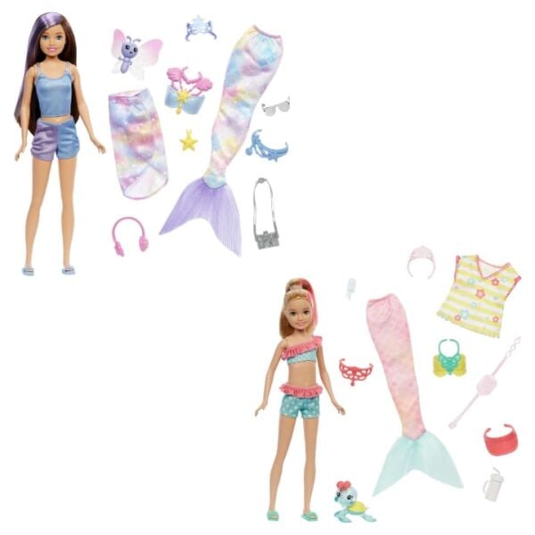 Mattel Barbie Kız Kardeşleri Deniz Kızı Oluyor Set