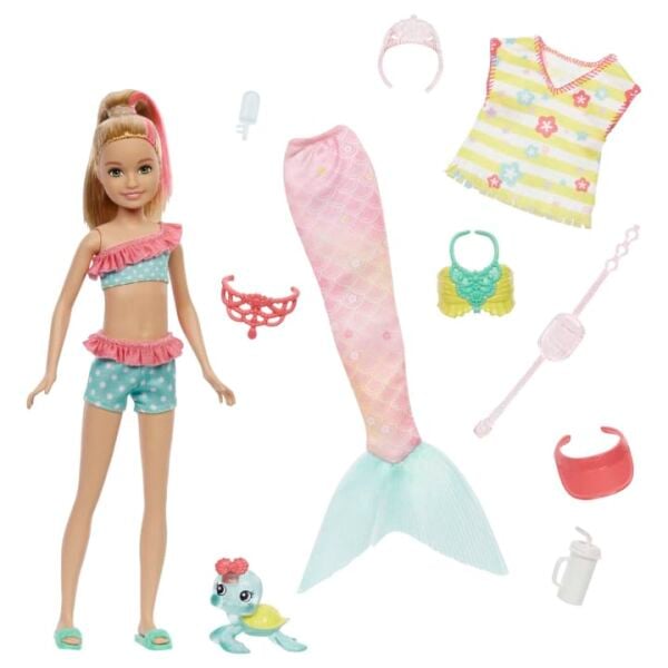 Mattel Barbie Kız Kardeşleri Deniz Kızı Oluyor Set