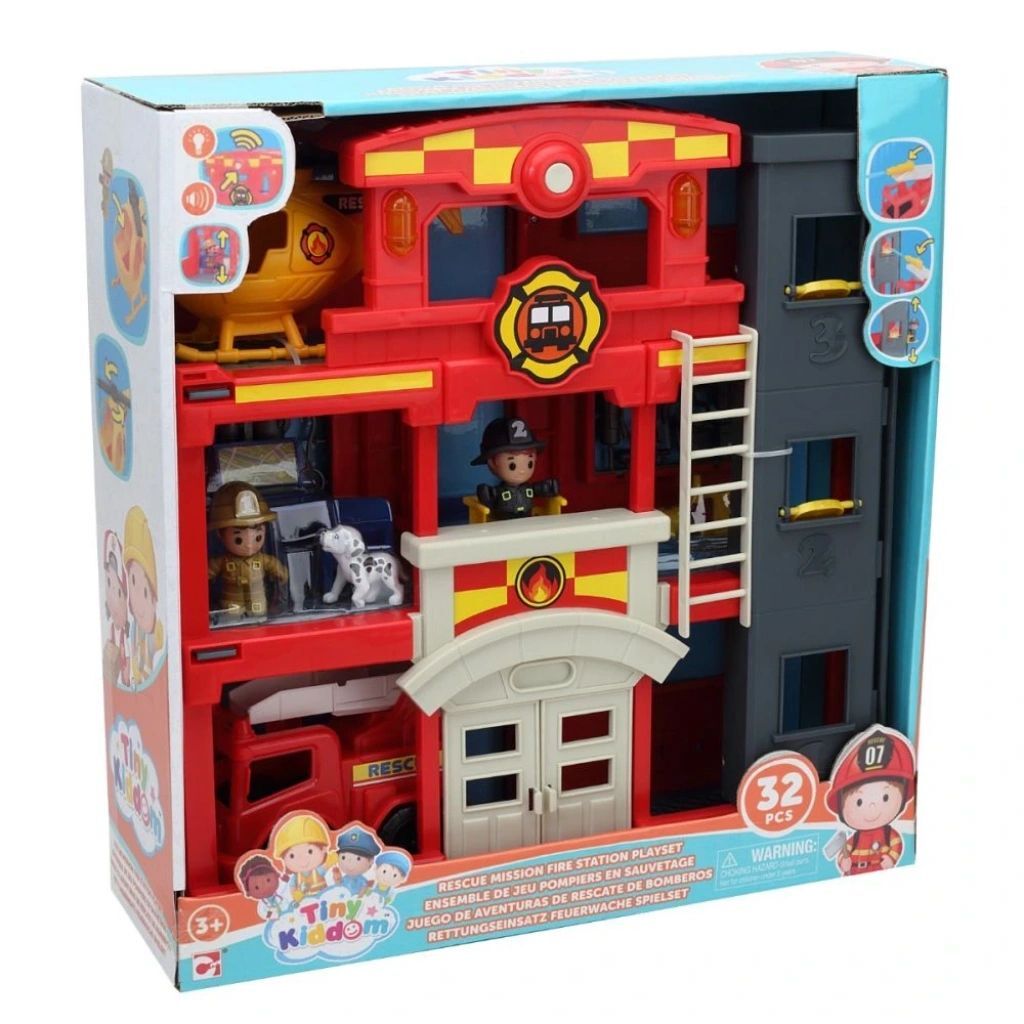 Sunman Cpm Oyun Set Tıny Kıddom İtfaiye İstasyonu