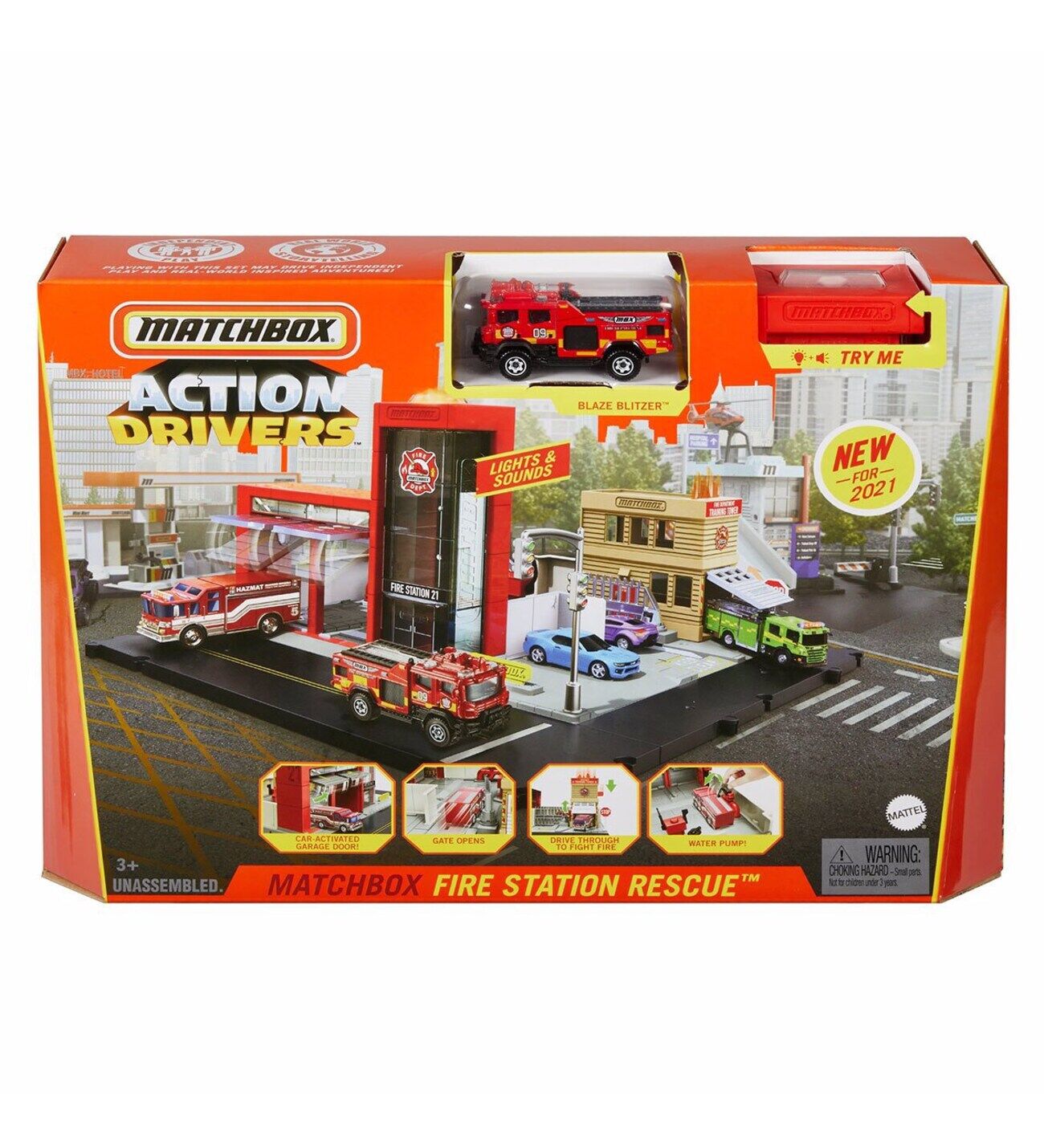Mattel MX Sürücüler İtfaiye Kurtarma Ekibi HBD74