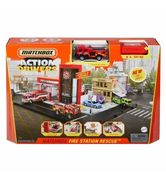 Mattel MX Sürücüler İtfaiye Kurtarma Ekibi HBD74