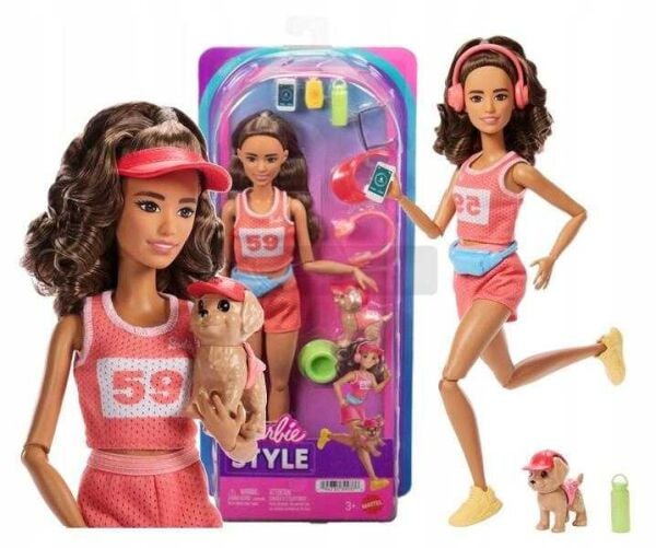 Mattel Barbie Sonsuz Hareket Bebeği - Koşucu