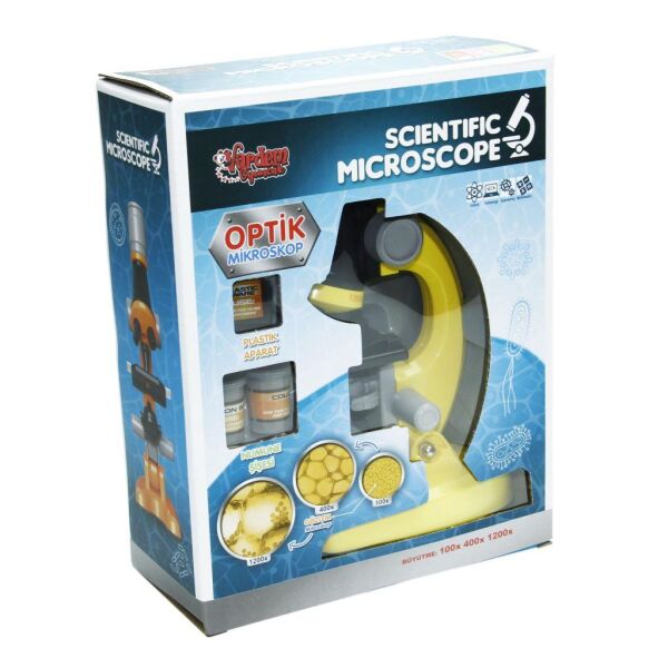 Vardem Kutulu Işıklı Objektif Microskop KM-1012A-1