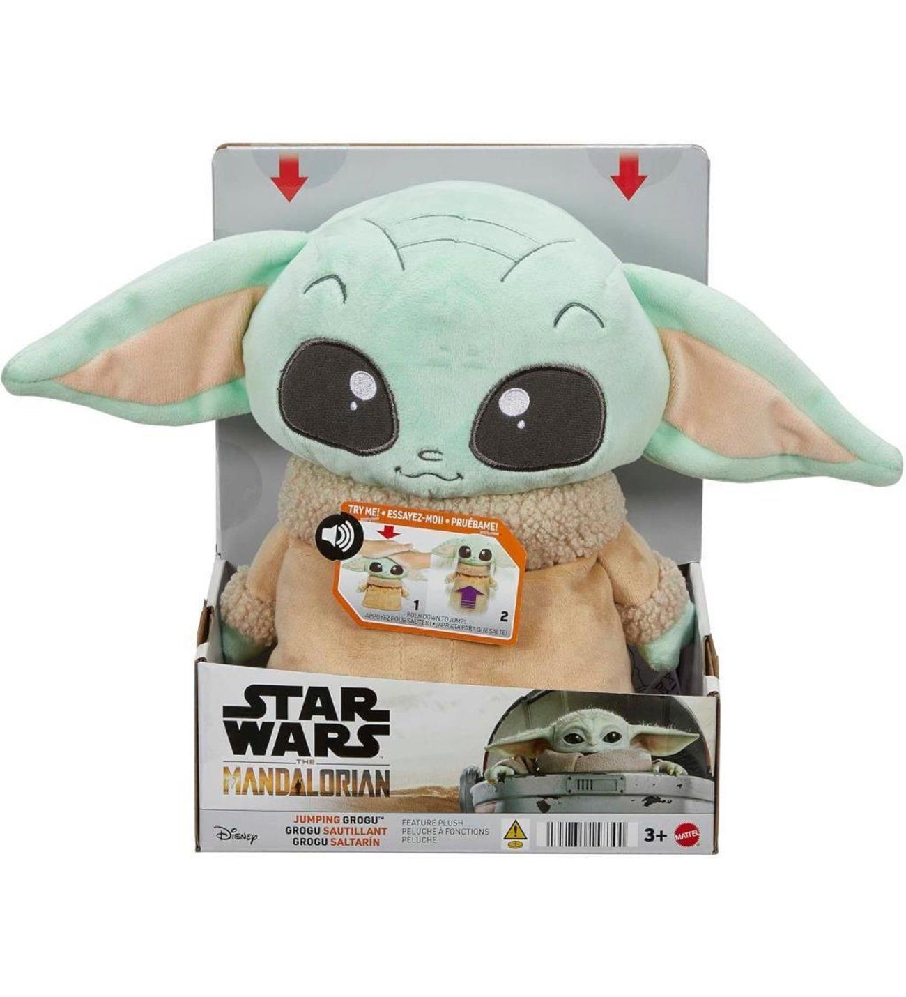 Mattel Star Wars Jumping Grogu Feature Plush HPG48