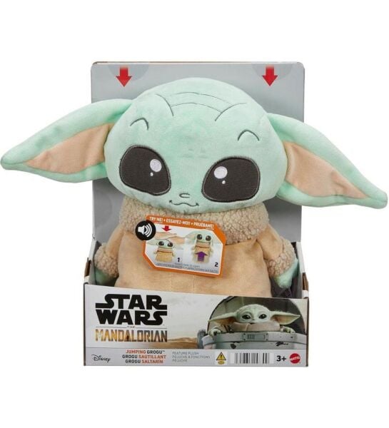 Mattel Star Wars Jumping Grogu Feature Plush HPG48