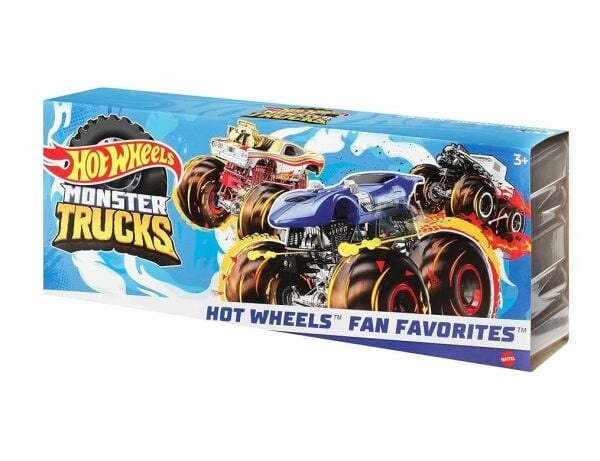 Mattel Hot Wheels 1:64 Monster Trucks 3 lü Paket HNT79