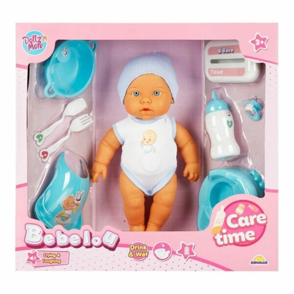 Sunman Bebelou Bebek Bakım Zamanı Konuşan 32 Cm
