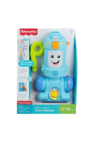 Mattel Fisher Price Neşeli Elektrik Süpürgesi GTW19