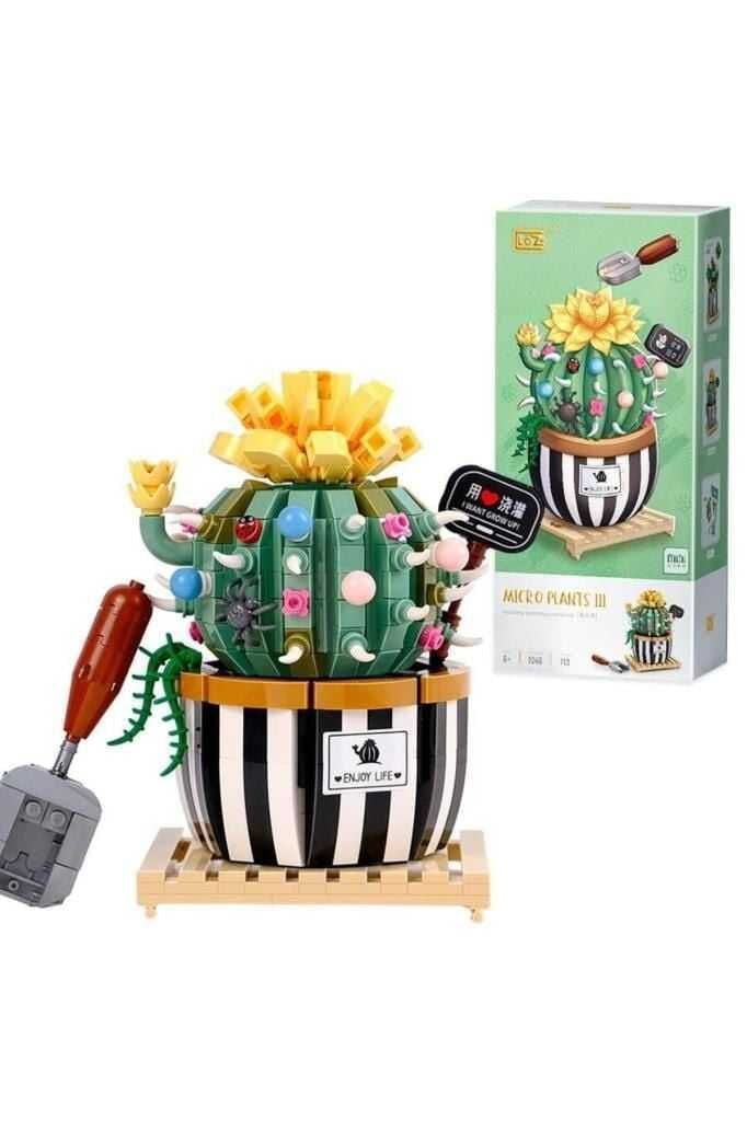 Seher Blok Oyuncak Saksıda Çiçek 1246