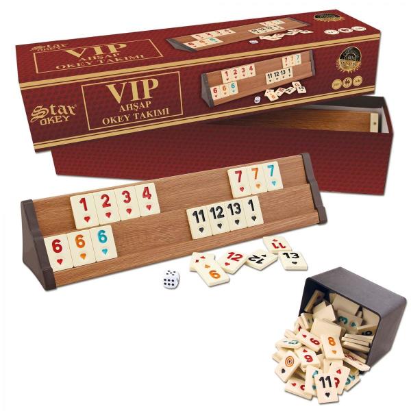 Star Okey Vip Ahşap Okey Takımı 1010464