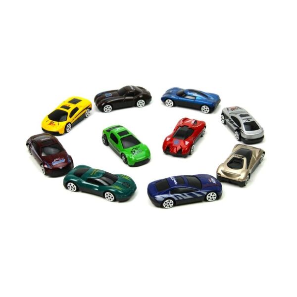 Vardem Kutulu 10Pcs 1:72 Metal Araba Seti (Die Cast) KSF-V47-10