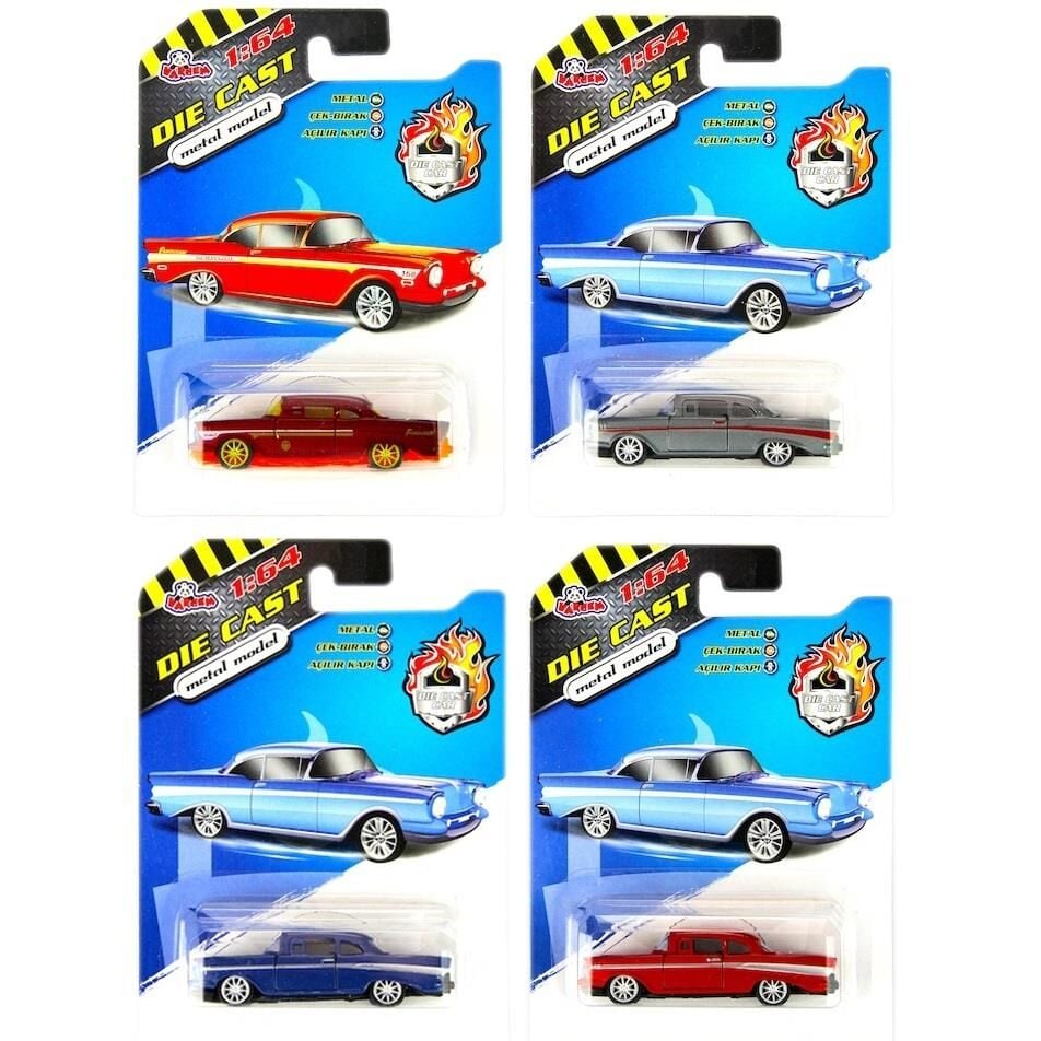 Vardem Kartela 1:64 Çekbırak Metal Araba N955/7733