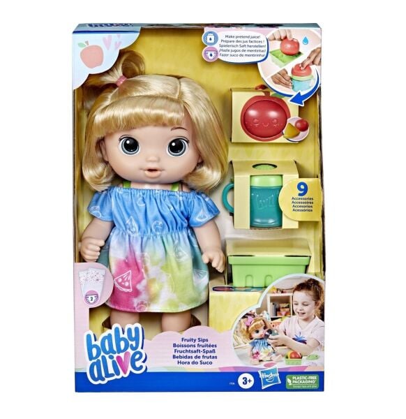 Hasbro Baby Alive Yudumlar Sarışın F7356