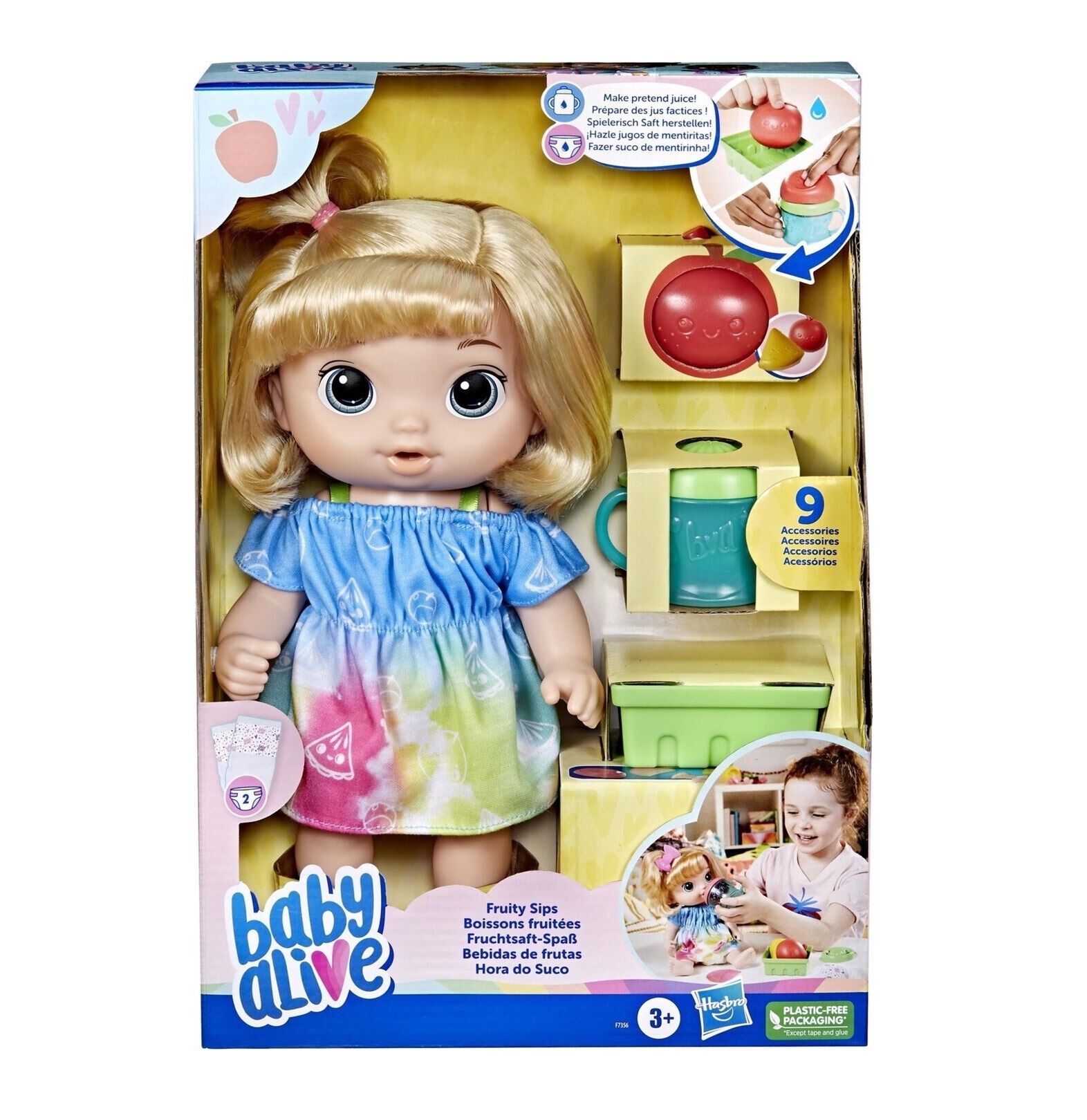 Hasbro Baby Alive Yudumlar Sarışın F7356