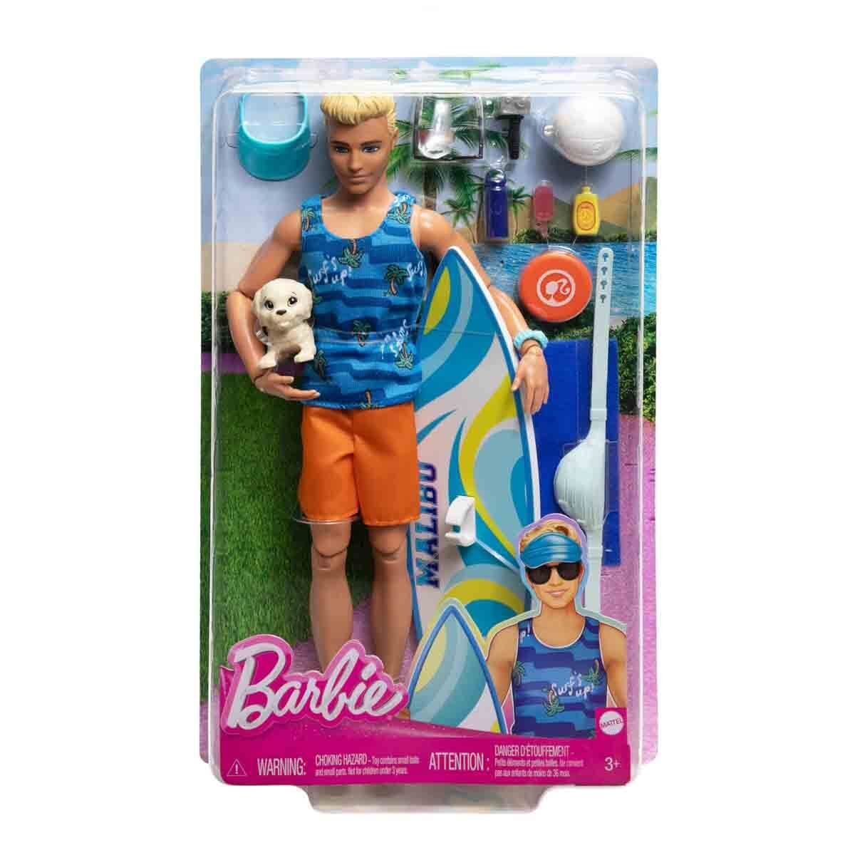 Mattel Barbie Ken Sörf Yapıyor Oyun Seti HPT50