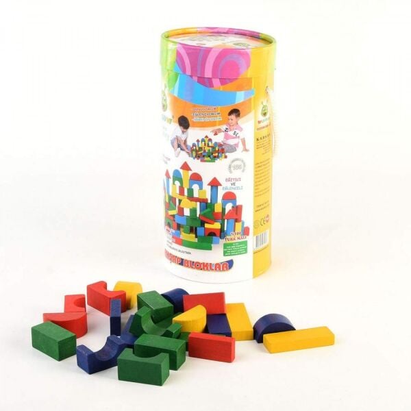 Karsan Woodoy 100 Parça Küçük Kovalı Bloklar KR016