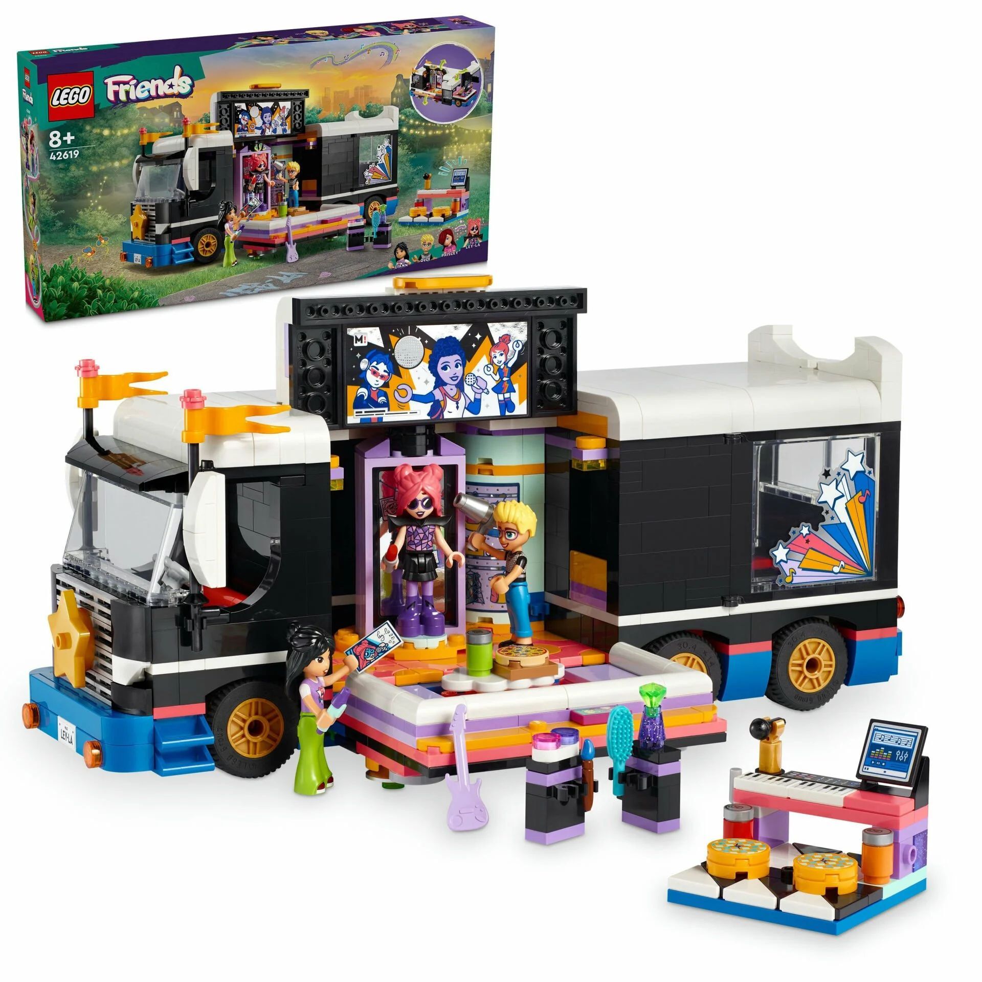 Lego Friends Pop Star Tur Otobüsü 42619