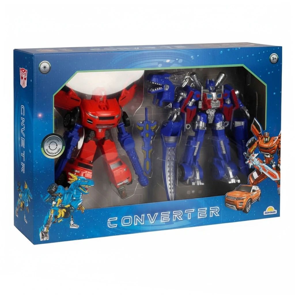 Sunman Yfn Robot Transformer 2Li Işıklı B-O