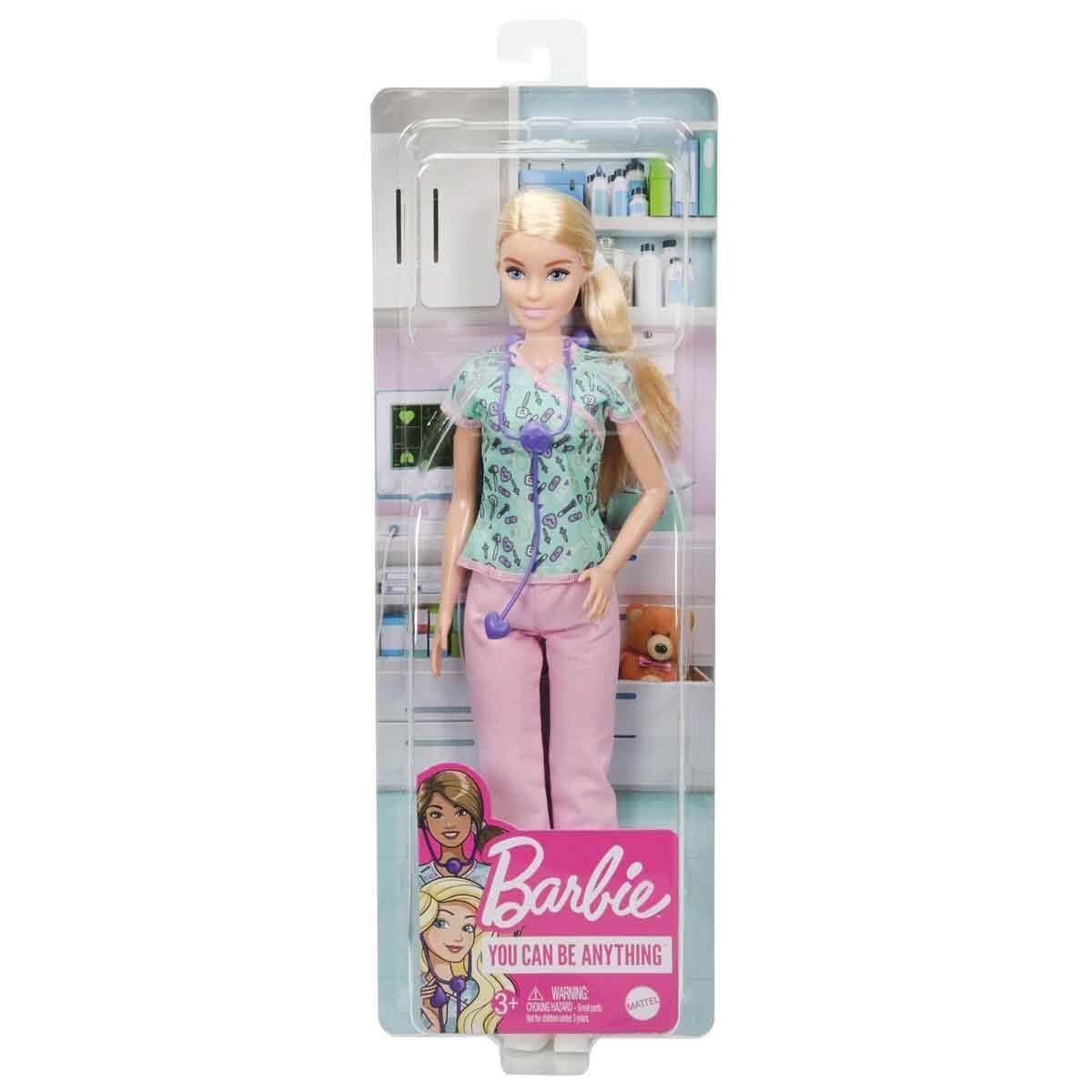 Mattel Barbie Kariyer Bebekleri Serisi Hemşire GTW