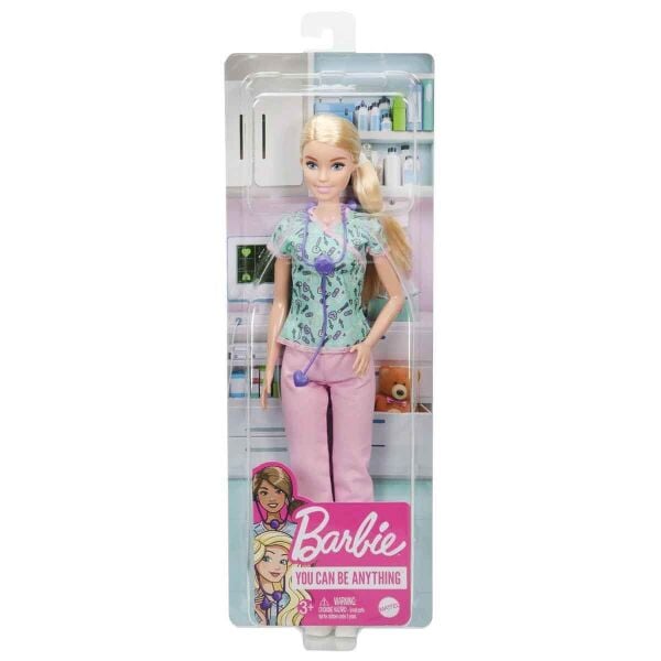Mattel Barbie Kariyer Bebekleri Serisi Hemşire GTW