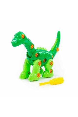 Polesie Dinozor Yapı Seti Tekerlekli Eğitici 35 Parça 77165