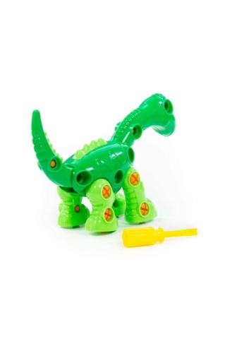 Polesie Dinozor Yapı Seti Tekerlekli Eğitici 35 Parça 77165