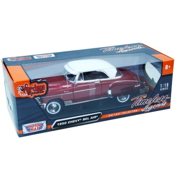 Vardem 1:18 1950 Chevy Bel Air Kırmızı MM-73111
