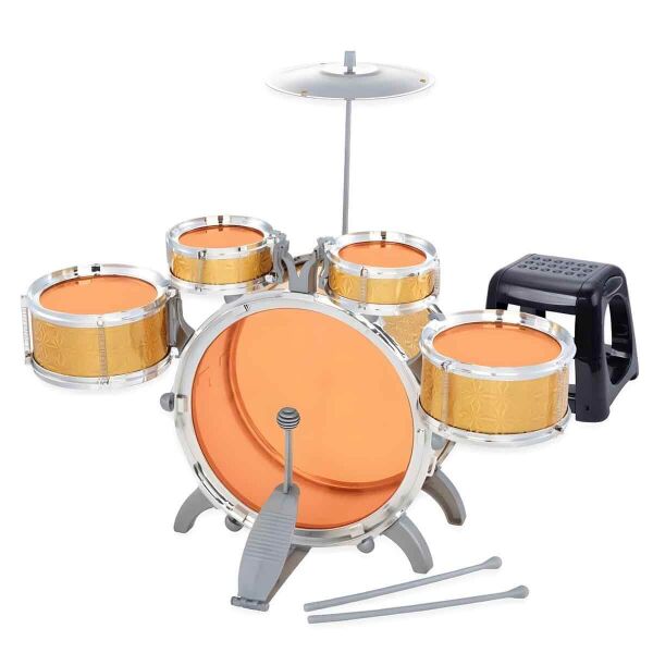 Sunman Tabureli Davul Set Gold Büyük S01080080