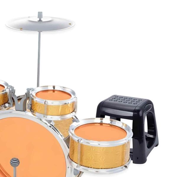 Sunman Tabureli Davul Set Gold Büyük S01080080
