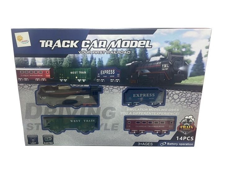 Duman Pilli Işıklı Tren Set DMN2215-2