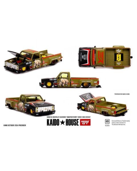 Mini GT 1/64 Chevrolet Silverado Sumatran Rhino KA