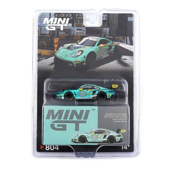 Mini GT 1/64 Porsche 911 GT3 R HubAuto Racing 2023