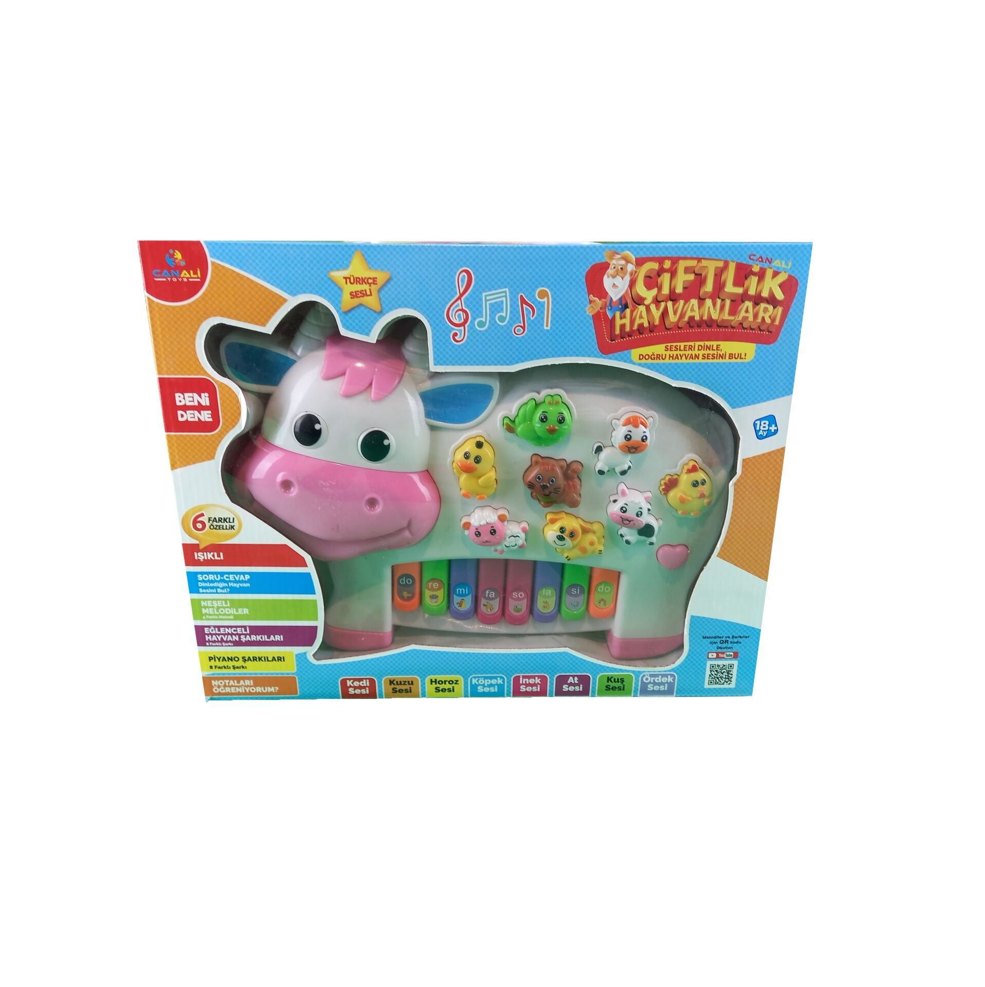 Canali Köpek Görünümlü Piyano CN-2222