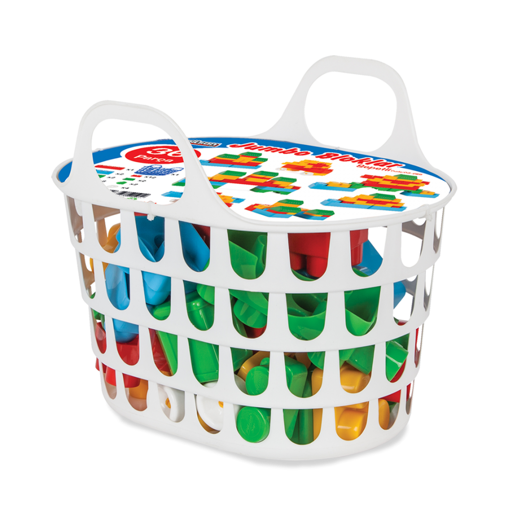 Pilsan Jumbo Bloklar Sepetli 36 Parça 03289